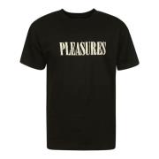 Tickle Logo T-shirt Pleasures , Black , Heren