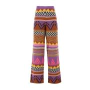 Multikleur Broek voor Dames Akep , Multicolor , Dames