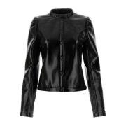 Zwarte vinyljas - Stijlvol en trendy Courrèges , Black , Dames