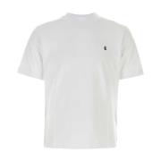 Klassiek Wit Katoenen T-Shirt Études , White , Heren