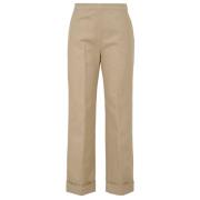 Beige Broek voor Dames Aspesi , Beige , Dames