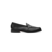 Zwarte platte schoenen voor heren Tricker's , Black , Heren