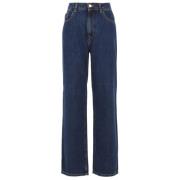 Donkerblauwe Broek voor Dames L'Autre Chose , Blue , Dames