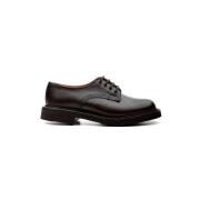 Linda Espresso Borr Platte Schoenen Tricker's , Brown , Heren