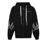 Zwarte Vlam Hoodie Vision OF Super , Black , Heren