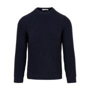 Y24186 009 Oceano Sweaters Filippo De Laurentiis , Blue , Heren