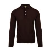 Donkerbruine Polo Shirt voor Heren Filippo De Laurentiis , Brown , Her...