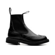 Silvia Black Box Calf Laarzen Tricker's , Black , Heren