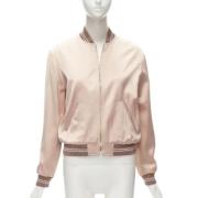 Pre-owned Satin outerwear Saint Laurent Vintage , Pink , Dames