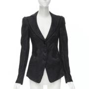 Pre-owned Polyester outerwear Armani Pre-owned , Black , Dames