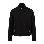 Zwarte Jas voor Heren Moorer , Black , Heren