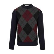 Y23127 008 Rombi Grigio Sweaters Filippo De Laurentiis , Gray , Heren