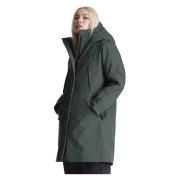 Qw429 Mishima Winterjas Krakatau , Green , Dames