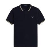 M3600 Q35 BLU Heren Polo Fred Perry , Blue , Heren