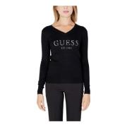 Zwarte Dames Gebreide Kleding Guess , Black , Dames