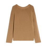 Bruine Sweaters - Balenio Collectie Max Mara , Brown , Dames