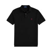 Slim Fit Mesh Polo Shirt Polo Ralph Lauren , Black , Heren