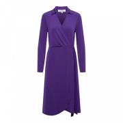 Paarse Wikkeljurk &Co Woman , Purple , Dames