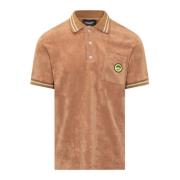 Katoenen terry polo met logo Barrow , Brown , Heren