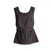 Pre-owned Viscose tops Marni Pre-owned , Black , Dames