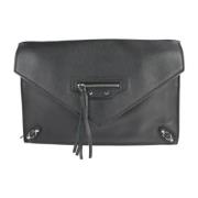 Pre-owned Leather clutches Balenciaga Vintage , Black , Dames