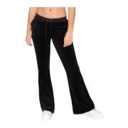 Ultra Lage Taille Broek Juicy Couture , Black , Dames