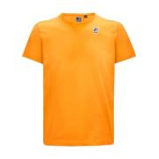 De Echte Edouard Unisex T-Shirt K-Way , Orange , Heren