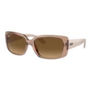 Stylish RB 4389 Polarized Sunglasses Ray-Ban , Brown , Dames