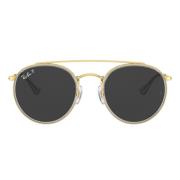 Ronde Dubbele Brug Gepolariseerde Zonnebril Ray-Ban , Yellow , Dames