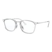 Crystal Silver Eyewear Frames RX 7166 Ray-Ban , Gray , Unisex