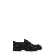 Zwarte Leren Loafers voor Mannen Church's , Black , Heren