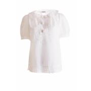 Pre-owned Cotton tops Chloé Pre-owned , White , Dames