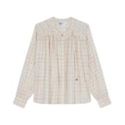 Ciron Check Shirt Leon & Harper , Beige , Dames