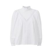 Victoriaanse Stijl Organische Katoenen Blouse See by Chloé , White , D...