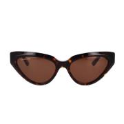 Cat-Eye Zonnebril Bb0270S 002 Balenciaga , Brown , Dames