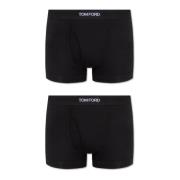 Merkboxers dubbele verpakking Tom Ford , Black , Heren