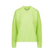 Stijlvolle Zip-Through Sweatshirt BomBoogie , Green , Dames