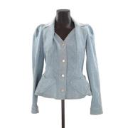 Pre-owned Cotton outerwear Dior Vintage , Blue , Dames