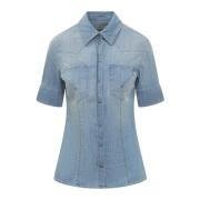 Stijlvolle Overhemden Dondup , Blue , Dames