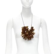 Pre-owned Acetate necklaces Burberry Vintage , Brown , Dames