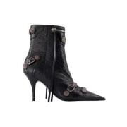 Pre-owned Leather boots Balenciaga Vintage , Black , Dames