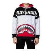 Witte Hoodie met Kangoeroezak Sprayground , White , Heren