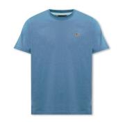 T-shirt met logo patch PS By Paul Smith , Blue , Heren