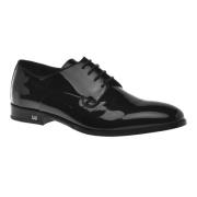 Black calfLeather lace-ups Baldinini , Black , Heren