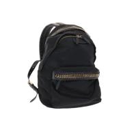 Pre-owned Nylon backpacks Stella McCartney Pre-owned , Black , Dames