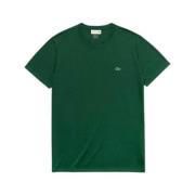 Klassieke Crew Neck T-Shirt Lacoste , Green , Heren