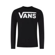 Klassieke Crew Sweatshirt Vans , Black , Heren