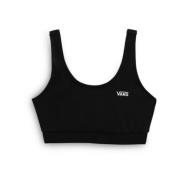 Flying V Bralette Top Vans , Black , Dames