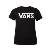 Klassieke Flying Crew Tee Vans , Black , Dames