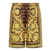 Casual Shorts Versace , Yellow , Heren